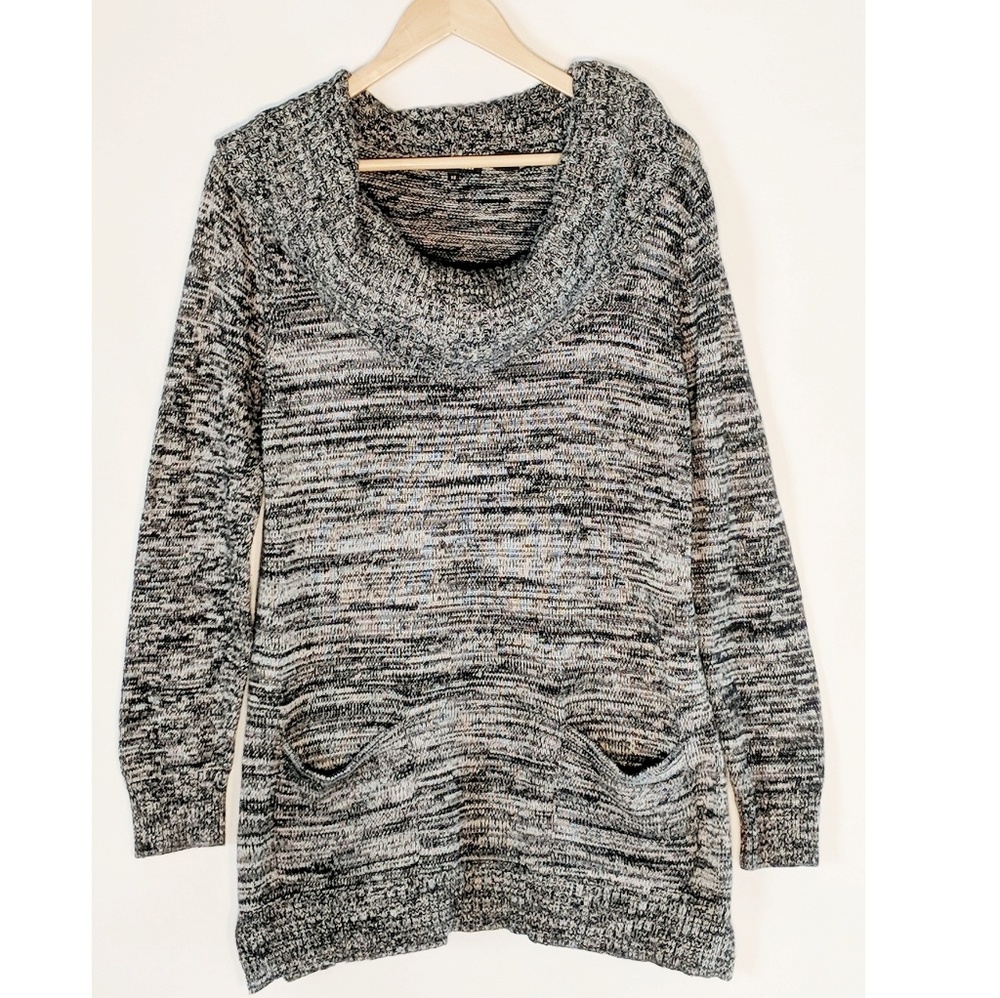 Jeanne Pierre Women's Sweater Cowl Tunic Size m